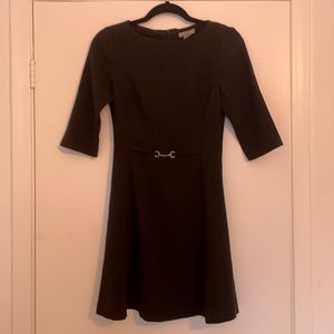 H&M Black Fit and Flare Dress